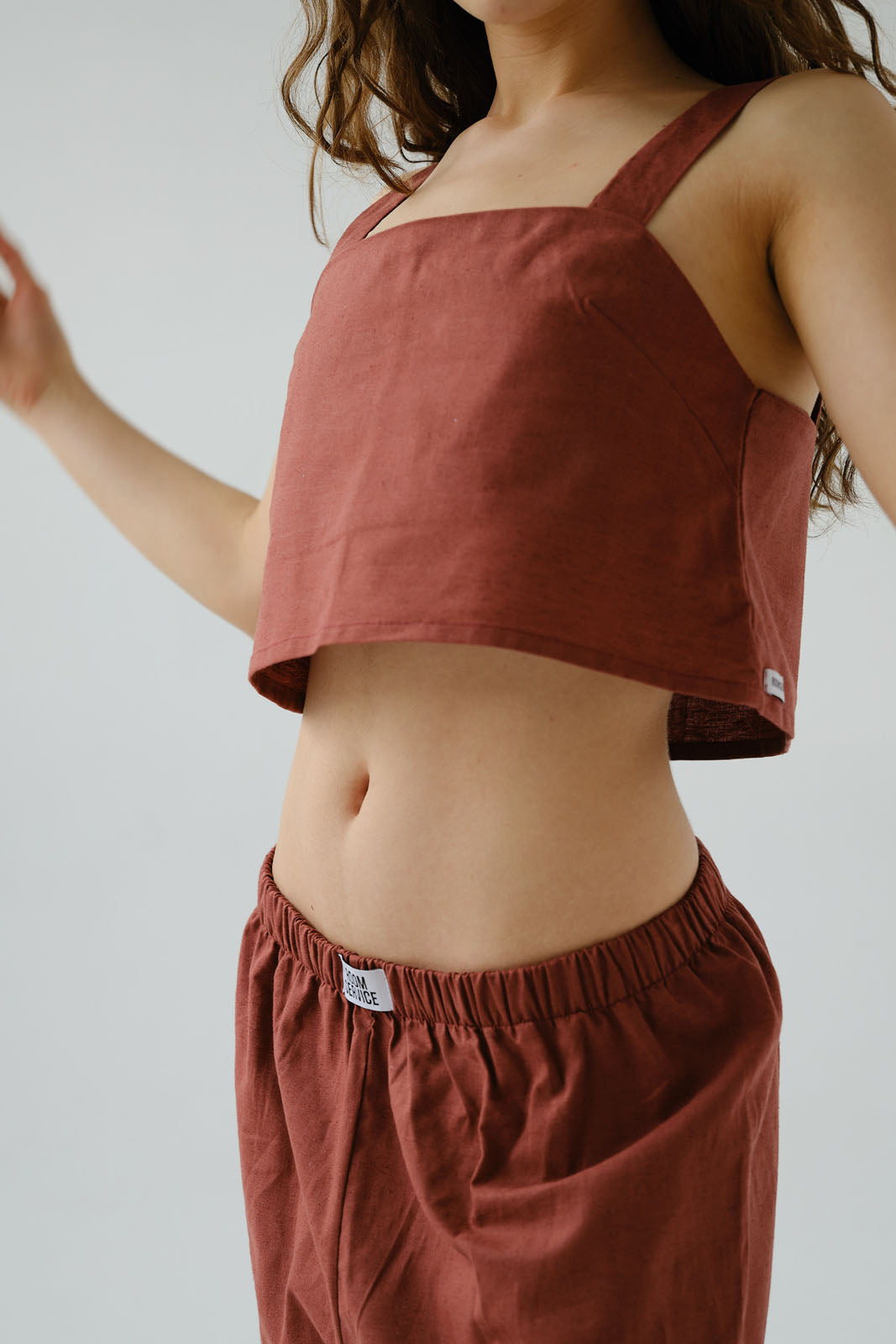 CROTOP Algodón Celia Burgandy