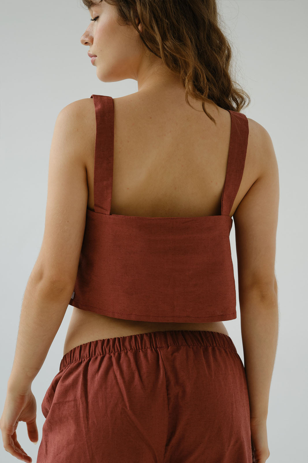 CROTOP Algodón Celia Burgandy