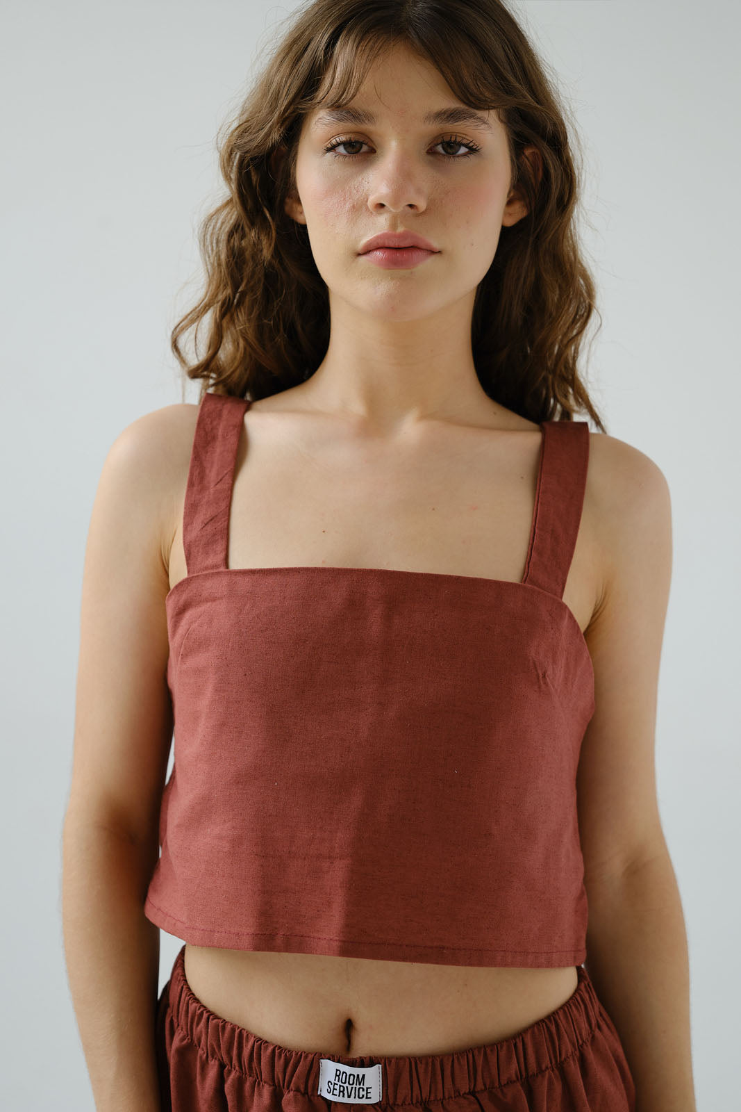 CROTOP Algodón Celia Burgandy