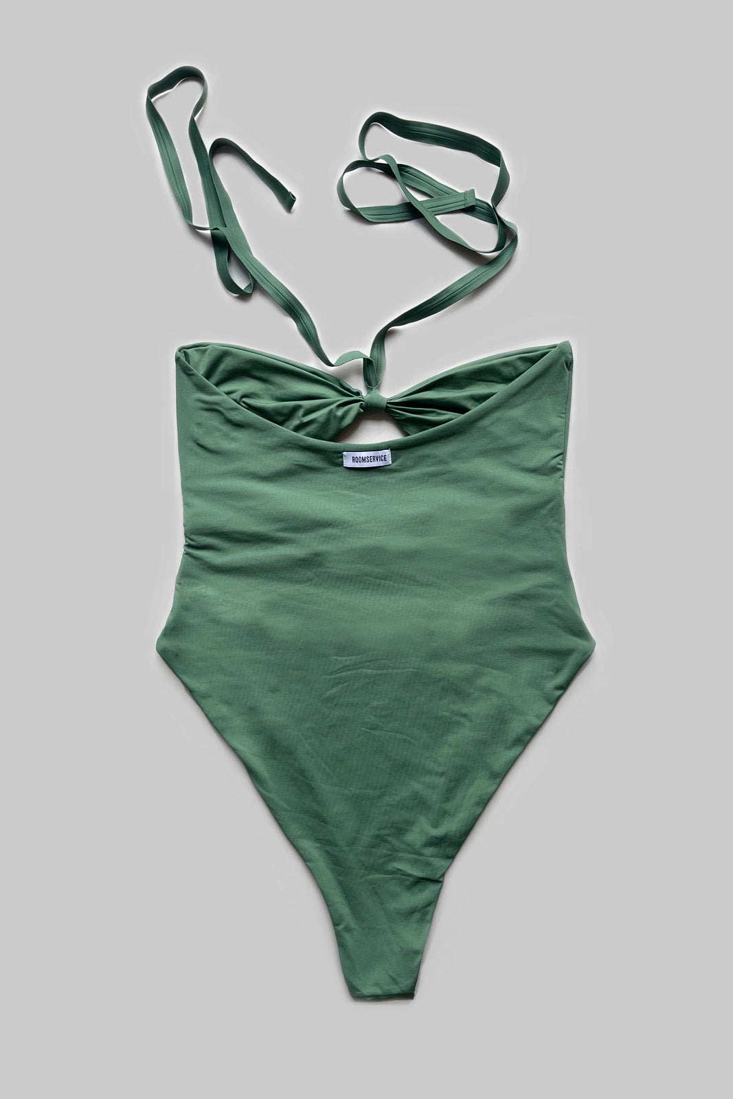 EVA Bodysuit Verde oscuro